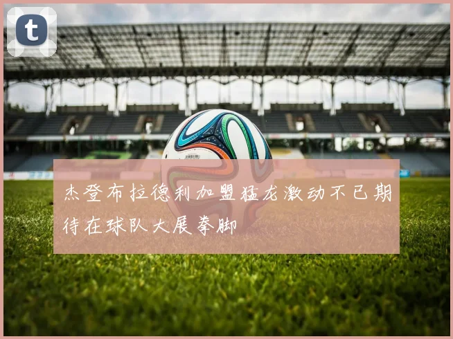 杰登布拉德利加盟猛龙激动不已期待在球队大展拳脚